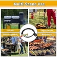 thumbnail image 6 of 4FT Propane Adapter Refill Adapter Hose, Universal QCC1/Type 1 with Propane Gauge and on-Off Control Valve, Suitable for 1LB -20LB Propane Gas Tanks, Gas Grill and BBQ Grill, 6 of 6