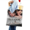 thumbnail image 4 of Titanic Movie Bolso de tela con estampado de lienzo para mujer, bolsa de compras reutilizable y estética, con cremallera interior, regalo para mujer, 35 × 40 cm., 4 of 6