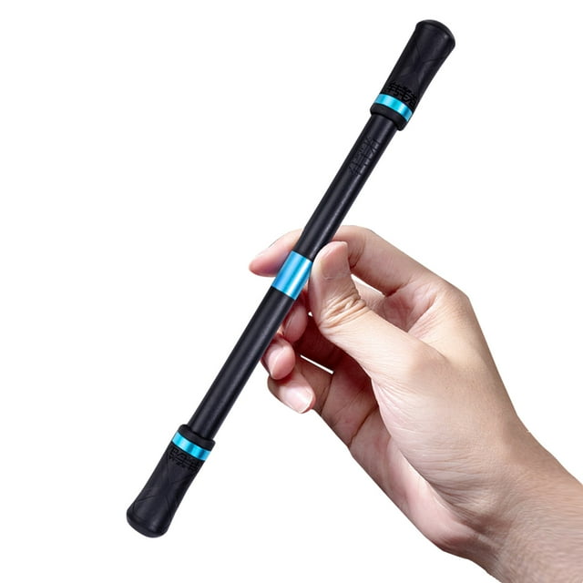Renjiang Stylo Rotatif Stylo Bleu 3 ml Stylo à Rotation du Pouce Stylo Rotatif Rouleaux Stylo Rotatif pour Doigts pour Divertissement Stylos pour Enseignants
