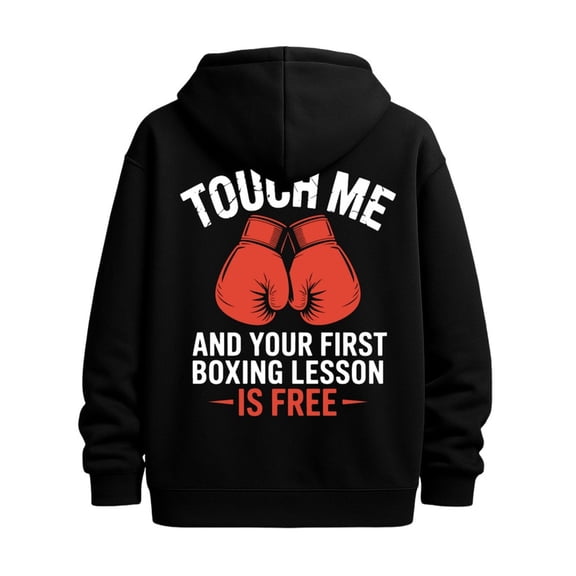 Boxing Gloves Tee graphic hoodies sport men's long sleeve black Clothing For Autumn Winter aesthetic gym dumbbel Unique Design Unisex Shirt Cotton tshirts
