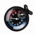 thumbnail image 1 of Reptile Hygrometer Thermometer, No Batteries Mechanical Induction Temperature Sensor Gauges Color Section for Easy Reading Digital Reptile Hygrometers, 1 of 7