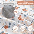 thumbnail image 3 of Twin Size Sheet Set Paisley Printed Bed Sheets for Single Bed Piece Microfiber Fitted Sheet with ” Deep Pocket & Straps Patterned Bedding Sheets & Pillowcase Set, 3 of 9