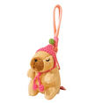 thumbnail image 4 of 5.12" 6Pcs Capybara Plushies Toy Keychains Bag Charms, Cuddly & Soft Fashion Capybara Stuffed Animal Plush Bag Accessories, Birthday Christmas Graduation Back to School Gift for Teens & Women, 4 of 9