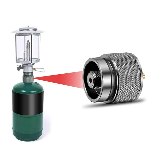 Adaptador de Gas, adaptador de recipiente, convertidor de cabezal de recarga Universal, conexión de quemador dividido para barbacoa para Picnic/Campin