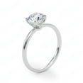 thumbnail image 3 of Round Brilliant Cut Solitaire Engagement Ring 10K White Gold, 3 of 3