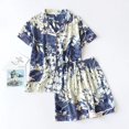 thumbnail image 1 of Pijama de viscosa de manga larga para mujer, traje de dormir largo de talla grande 3XL, ropa de dormir para el hogar, primavera y verano, 100%, 1 of 4