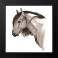 thumbnail image 2 of Popp, Grace 20x20 Black Modern Framed Museum Art Print Titled - Wild Horse II, 2 of 5