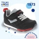 thumbnail image 3 of Zapatos TSUKIHOSHI Racer para bebés y niños pequeños, con cierre de correa, lavables a máquina, puntera ancha y suelas antideslizantes y que no dejan marcas, negro/rojo, 3,5 bebés (0-12) meses, 3 of 6