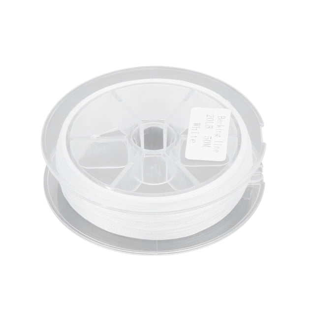 Fly Line Cup Filler Line, Polyester Fly Fishing Huge Fight Line Braided Core For Freshwater Fishing White