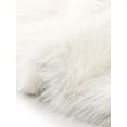 thumbnail image 7 of DARING DIVA Women's Faux Fur Cropped Jacket Open Front Shaggy Winter Outerwear L Apricot, 7 of 7