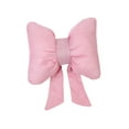thumbnail image 3 of Almohada para el cuello con lazo de mariposa para coche, reposacabezas con lazo, cómoda para conducir en la oficina rosa, 3 of 9