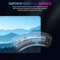thumbnail image 3 of Extended Large Mouse Pad - 31.5x11.8x0.12 Inch Desk Pad, Stitched Edges Mousepad, Non-Slip Rubber Base, Keyboard Pad, Gaming Mouse Pad for Gamer, Office & Home, 3 of 6