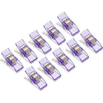 Sewing Clips, 60 Pack Fabric Quilting Binding Clamps for Art Craft DIY Supplies, Purple