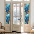 thumbnail image 3 of Ocean Marine Window Privacy Film Life Fish Coral Seagrass Underwater Coastal Decorative Glass Window Film UV Blocking Static Cling Non-Adhesive Sticker Covering for Home Door 17.7 x 78.7 inches, 3 of 7