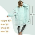 thumbnail image 6 of Catalonia Oversized Blanket Hoodie Sweatshirt, Wearable Fleece Pullover for Adult Men Women Teenagers Kids Wife Girlfriend, 6 of 7