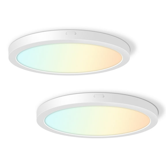 7 Inch Dimmable Flush Mount Ceiling Light Fixture White Kitchen Bedroom Hallway