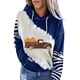 thumbnail image 4 of Blusa de manga larga con estampado de Halloween informal a la moda para mujer, jersey con capucha, Tops, sudadera Fridja  bvmnju5098, 4 of 5