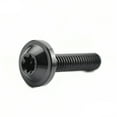 thumbnail image 3 of 4pcs Titanium Ti M6x50mm Button Torx Head Bolt Screw for Bicycle Motorcycle M6x50, Black, 3 of 4