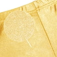 thumbnail image 4 of TIAOBUG Kids Girls Metallic Dance Boxer Shorts Yoga Sports Cycling Running Bronzing Bottoms Gold 13-14, 4 of 4