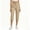 Khaki, variant on Noric Women's Summer Casual Cargo Capri Pants High Waisted with Pockets Lightweight Ladies Baggy Cargo Pants for Hiking