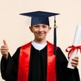 thumbnail image 4 of LYTRYCAMEV University-Approved Matte Graduation Cap 2025 - Adjustable Elastic Band for Commencement Speeches & Cap Toss,Dark Green, 4 of 5