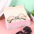 thumbnail image 2 of Miangastore Double Layer Sunglasses Case Fashion Sunglasses Storage Box Portable Eyeglasses Case (Beige), 2 of 9