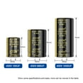 thumbnail image 6 of 2Pcs Electrolytic Capacitor 450V 100UF 150UF 180UF 330UF 470UF 820UF For Hifi Amplifier High Frequency Low ESR
--------
,Long Lasting, 6 of 6