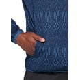 thumbnail image 3 of Avalanche Men's Tonal Printed Snap Up Pullover Sweatshirt With Pockets, 3 of 5