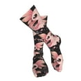 thumbnail image 4 of Kdxio Cute Axolotl Sakura Blossoms B Funny Silky Novelty Funky Long Knee High Socks Soft 3D Print Cosplay Crazy Stockings for Men Women, 4 of 8
