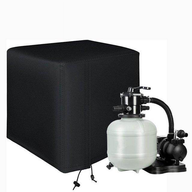 Pool Pump Cover - Above Ground Pool Pump Cover 43*32*39cm, UV Resistant, Outdoor Protective Cover for Sand Filter Pump