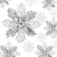 thumbnail image 1 of 12 piezas de flores navideñas brillantes, adornos para árbol de Navidad, flores artificiales para bodas, coronas navideñas, decoración del hogar (plata), 1 of 7