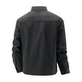 thumbnail image 4 of hotojiny Men's Button down Shirts Jackets Casual Long Sleeve Waterproof Shacket Lightweight Vintage Work Shirt with Pockets, 4 of 4