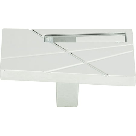 Atlas Homewares 252R Modernist 1-3/4" Rectangular Cabinet Knob - Chrome