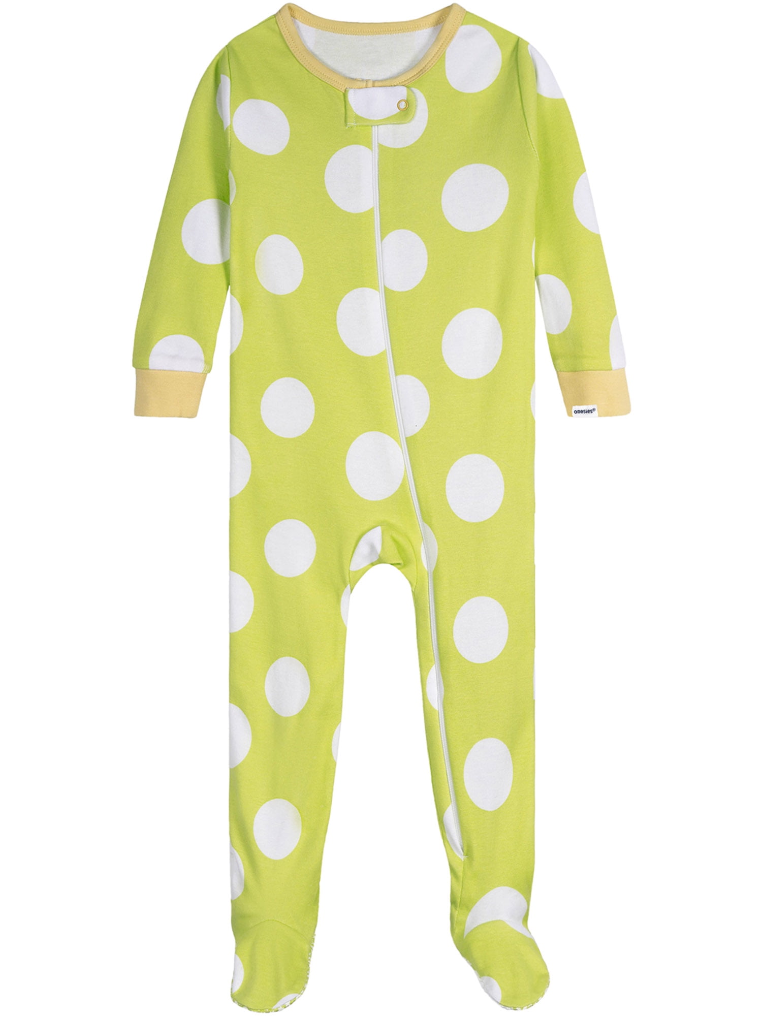 Onesies Brand Baby Girl Footed Pajamas, 4-Pack, Sizes Newborn - 24 Months