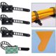 thumbnail image 1 of 100pcs Cable Clips, Cable Ties Adhesive Cable Clips Adjustable Nylon Cable Ties And Adhesive Cable Ties For Wire Organizer Tv, Charger, Pc Etc, 1 of 4