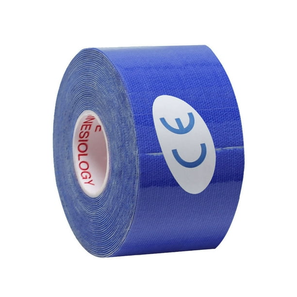Banda elástica Soidarity Soporte muscular Alivio del dolor Ejercicio azul oscuro 3.8 cm x 5 m
