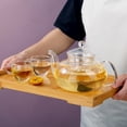 thumbnail image 5 of ReaNea 4-Cup Clear Glass Dishwasher Safe Teapot, 5 of 9