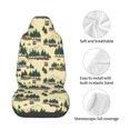 thumbnail image 3 of Rateoe Camping Caravan 1 Print Car Seat Cover,Elastic Car Seat Protector,Washable Durable Automotive Seat Cover Car Interior Accessories, 3 of 4