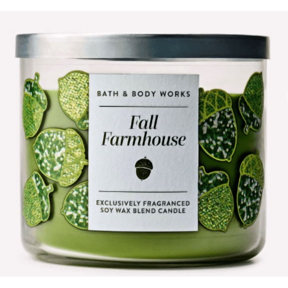 Bath & Body Works Fall Farmhouse 14.5 oz Scented 3 Wick Candle