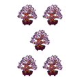 thumbnail image 1 of Advancent Mini Crystal Money Tree Bonsai Style Decor Purple Tree Office Home Feng Shui Type2 NO2, 1 of 6