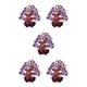 thumbnail image 1 of Wosthever Mini Crystal Money Tree Bonsai Style Purple Tree Home Office Decor Shui Feng Type2 NO2, 1 of 6