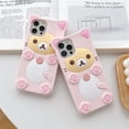 thumbnail image 2 of Funda de teléfono de silicona con dibujos animados en 3D para iphone, carcasa suave con dibujo de flor de ciruelo, oso, 14 Pro Max, 13, 11, 12 Pro, 7, 8 Plus Fivean unisex, 2 of 2