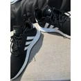 thumbnail image 3 of Men’s Black and White Ad-id-as shoes size 9, 3 of 5