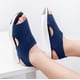 thumbnail image 2 of Women Summer Sandals Plus Size Comfort Casual Sport Shoes Female Beach Wedge Shoes Mesh Fish Platform Roman Sandals qym unisex, 2 of 2