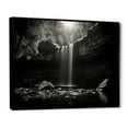 thumbnail image 2 of Designart "Scenic Cliff Waterfall I" Waterfall Floater Framed Canvas Prints, 2 of 5