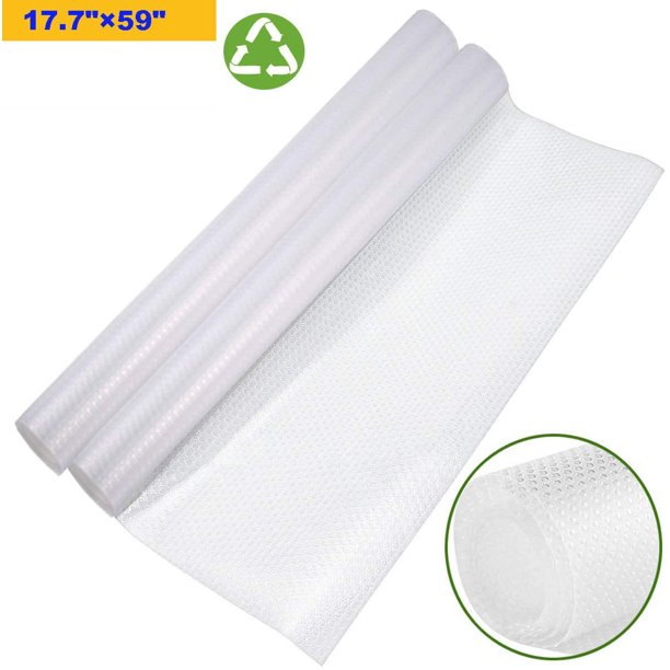 Shelf Liner NonAdhesive (Clear, 45x150cm) EVA Cupboard Pad