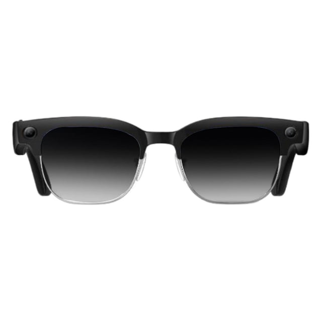 Smart Bluetooth Glasses with Camera, Photo and Video Recording Eyewear, Rechargeable Wireless Audio Glasses with Metal Frame