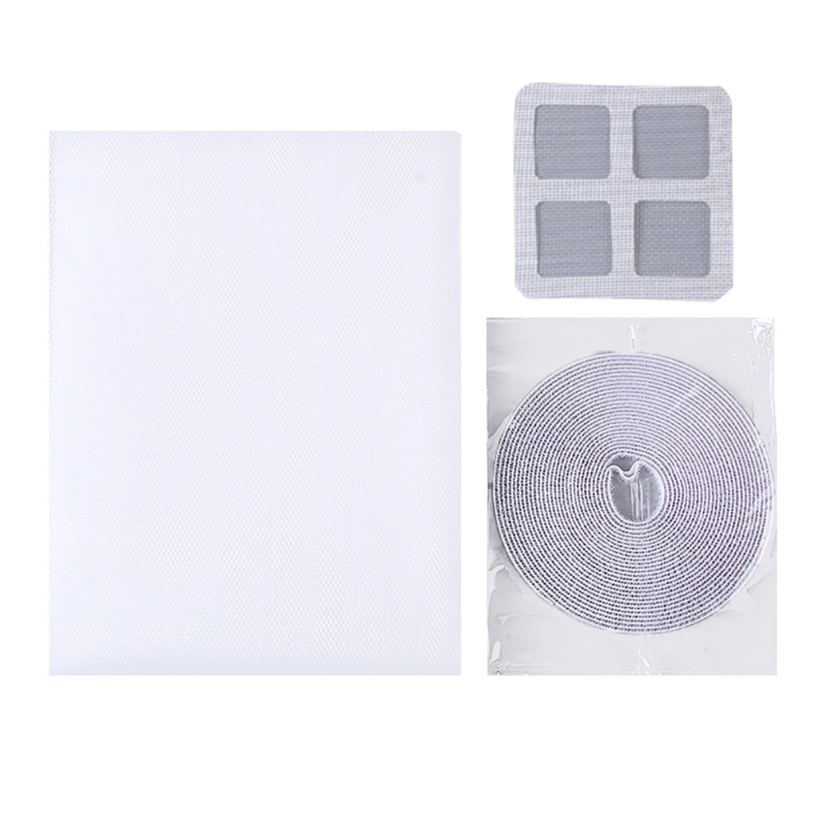 Fankiway Moustiquaire Anti-Moustique Diy avec Bandes Auto-Adhésives