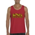 thumbnail image 1 of Artix - Men's Tank Top for Men, up to Men Size 3XL - Softball Play Hard or Go Home, 1 of 5