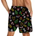 thumbnail image 2 of Mens Swim Trunks Bathing Suit Inseam Compression Liner Beach Swim Shorts Swimwear Quick Dry Pocket,Color:E,5XL, 2 of 5